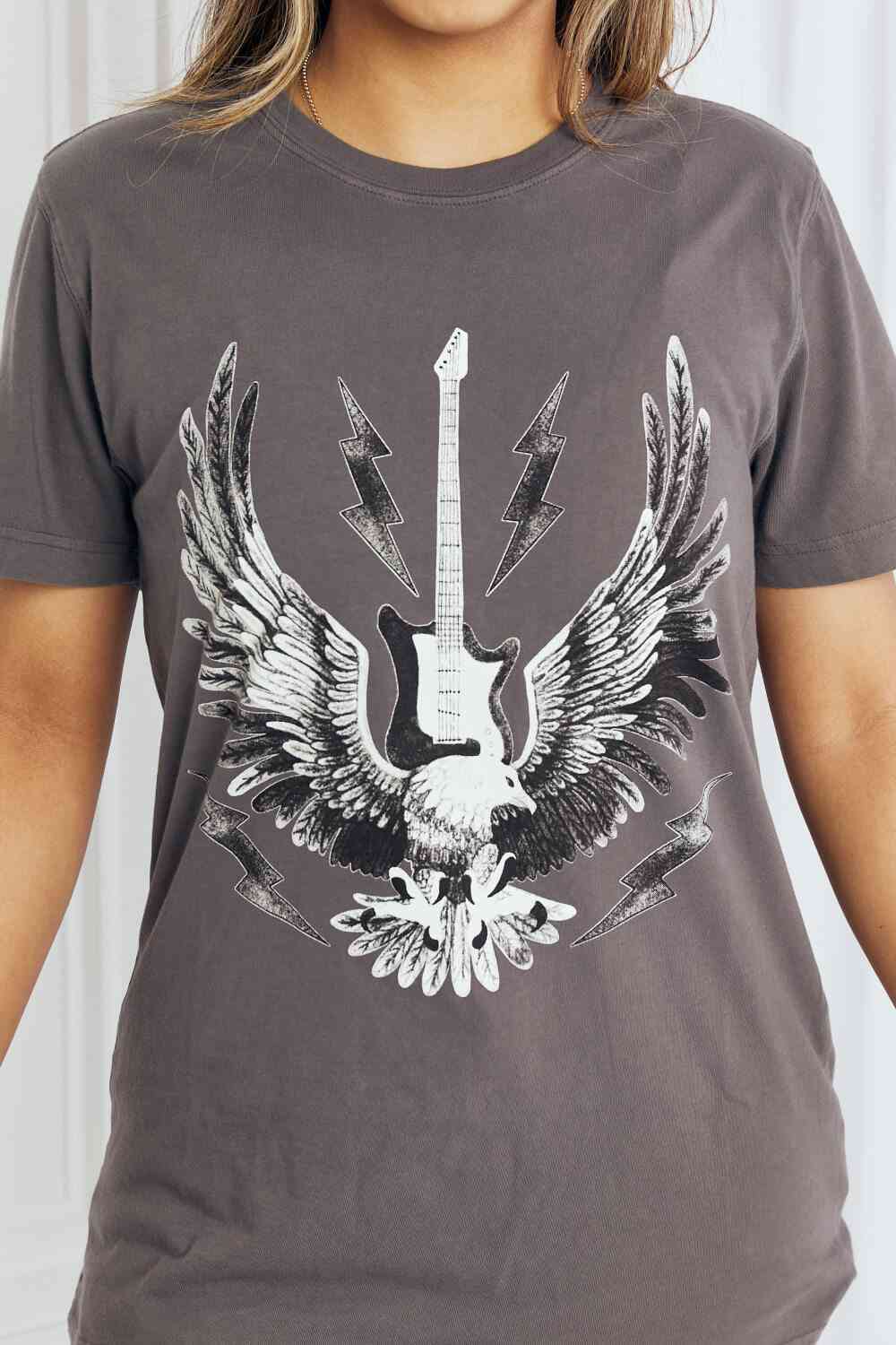 Mine B Guitar & Eagle T-Shirt