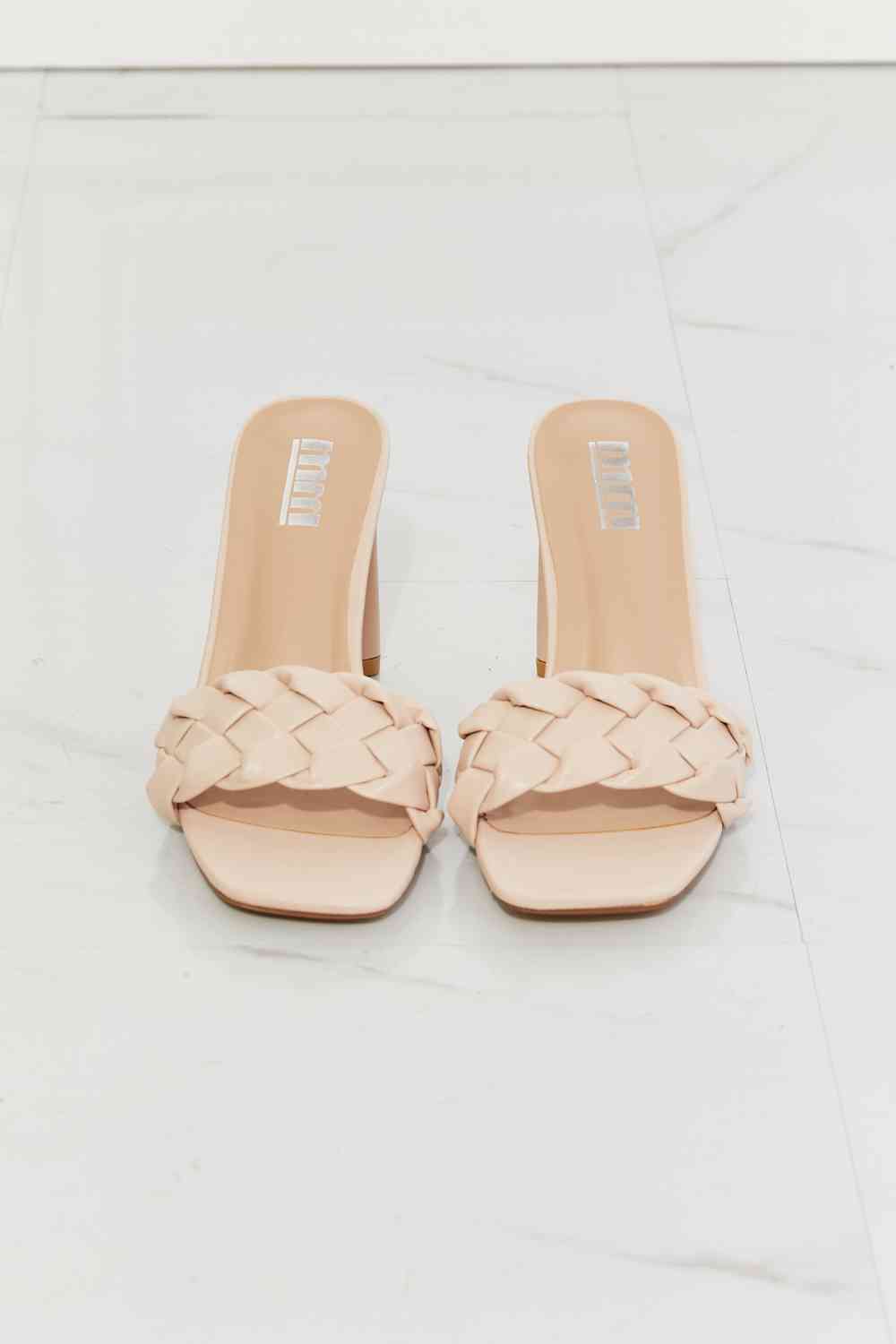 MM Shoes Top of the World Braided Block Heel Sandals